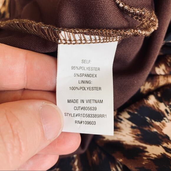 Rabbit Designs Animal Print Dress, Size 8 - Picture 4 of 5